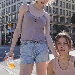 brandy melville tiffany tank top mauve purple